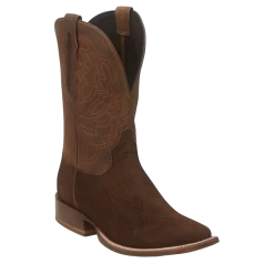 Tony Lama Men's Tucson Bark Brown Leather Western Boots TL3025