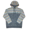 Hooey® Men's Navy Blue Aztec Print Hoodie HH1194NVBL