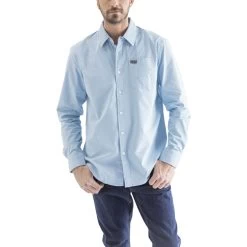 Kimes Ranch Men's Linville Long Sleeve Blue Button Down Shirt LINL-BLU