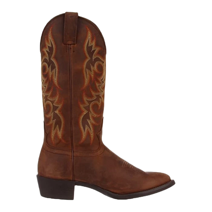 JUSTIN Men's New Stampede Huck Brown Boots 2551 - Image 3
