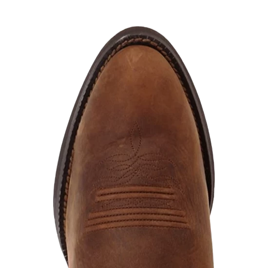 JUSTIN Men's New Stampede Huck Brown Boots 2551 - Image 2