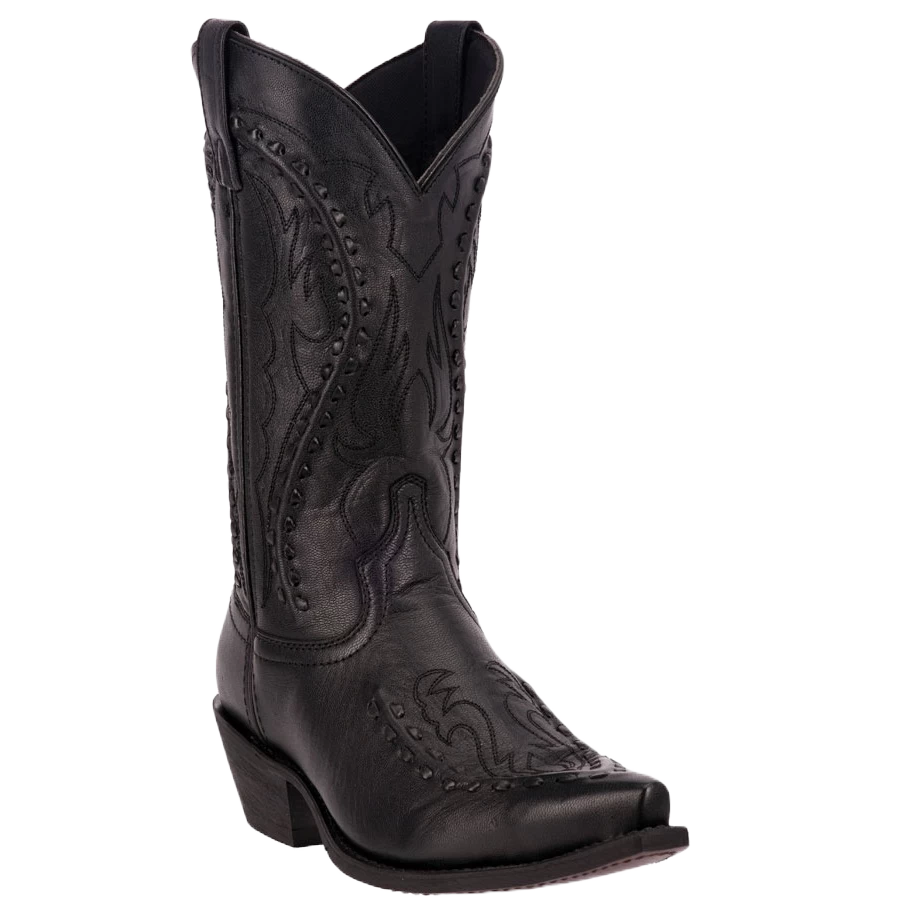Laredo Men's Laramie Black Goat Bucklace Western Boots 68430