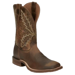 Tony Lama Men's Tan Retan Square Toe Boots XT5104