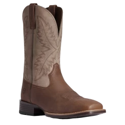 Ariat Men's Rawly Ultra Barrel Brown Leather Western Boots 10038370