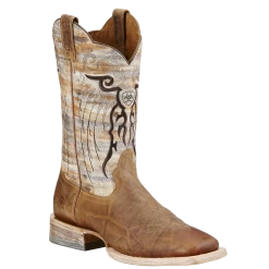Ariat Men's Mesteno Tan And Marble Western Boots 10018306