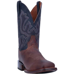 Dan Post Men's Winslow Brown & Blue Square Toe Western Boots DP4556