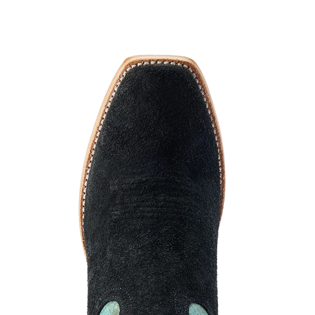 Ariat® Men's Futurity Showman Black Roughout & Roaring Turquoise Western Boots 10044498 - Image 2