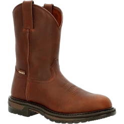 Rocky Men's Ride FLEX Brown Leather Western Boots RKW0349