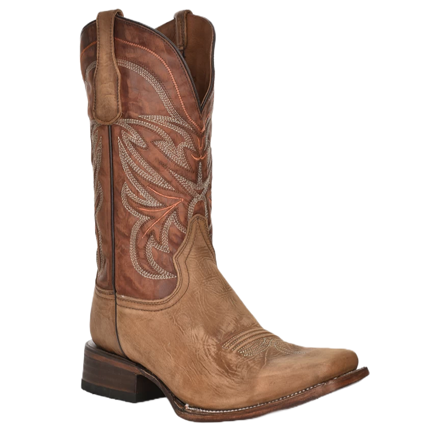 Corral Boots Corral Men's Cinnamon Brown Western Embroidered Boots L5991