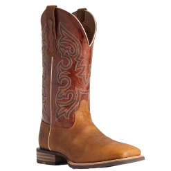 Ariat Men's Everlite Go Getter Brown & Rust Western Boots 10038369