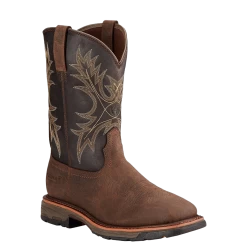 Ariat® Men's Workhog H2O Bruin Brown/Coffee Waterproof Boot 10017436