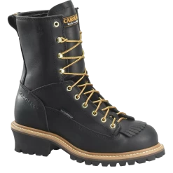 Carolina® Men's Black Spruce 8" Waterproof Steel Toe Work Boots CA9825