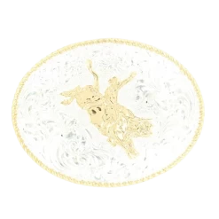 Crumrine®Rope Edge Bull Rider Belt Buckle C06150