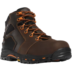 Danner Men's Vicious 4.5" Brown & Orange Composite Toe Boots 13860