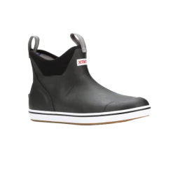 XTRATUF Men's Waterproof 6" Ankle Black Deck Boots 22736