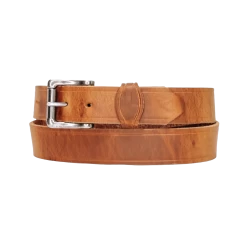 Heritage Leathers® Men's Brown Hot Dipped Creased Heavy Work Belt 2402