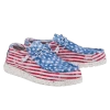 Hey Dude® Men's Wally Patriotic Stars & Stripes Casual Shoes 40001-9C8