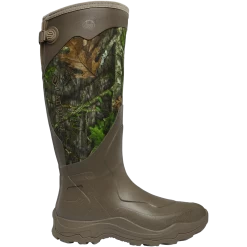 Lacrosse Footwear Men's Alpha Agility 17" NWTF Mossy Oak Snake Boots 302422