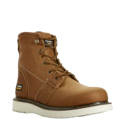 Ariat® Men's Rebar Wedge 6" Golden Grizzly Work Boots 10023064