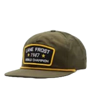 Lane Frost® Unisex Grunt Forest Green 6-Panel Snapback Hat LFB0220