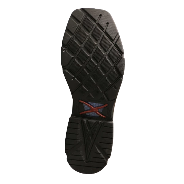 Twisted X® Men's Bomber & Bomber Brown Square Toe Work Boots MXB0009 - Image 2