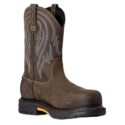 Ariat Men's Workhog XT Tumbleweed H2O Dark Brown Boot 10035911