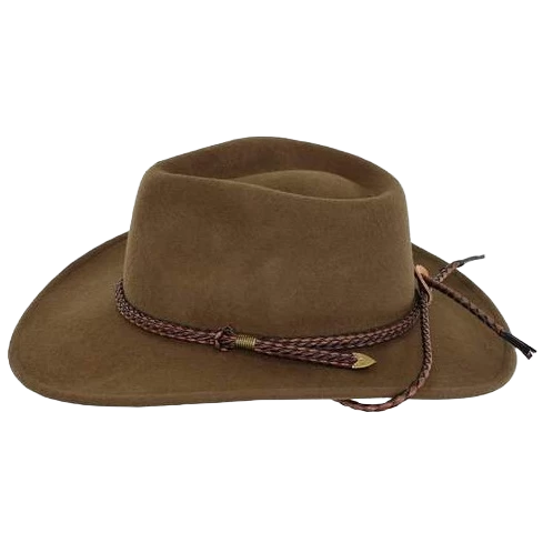 Outback Trading Company Unisex Broken Hill Brown Crushable Hat 1392-BRN - Image 2