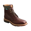 Twisted X® Men's 8" CellStretch® Lacer Brown Distressed Work Boots MXALW02
