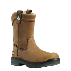 Ariat Men's Turbo Pull On Aged Bark Brown Work Boot 10029138