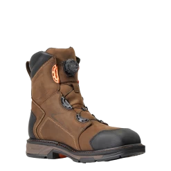Ariat Men's Workhog® XT8" BOA H2O Chocolate Brown Boots 10038922