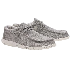 Hey Dude Men's Wally Sox Ash Shoes 110353500