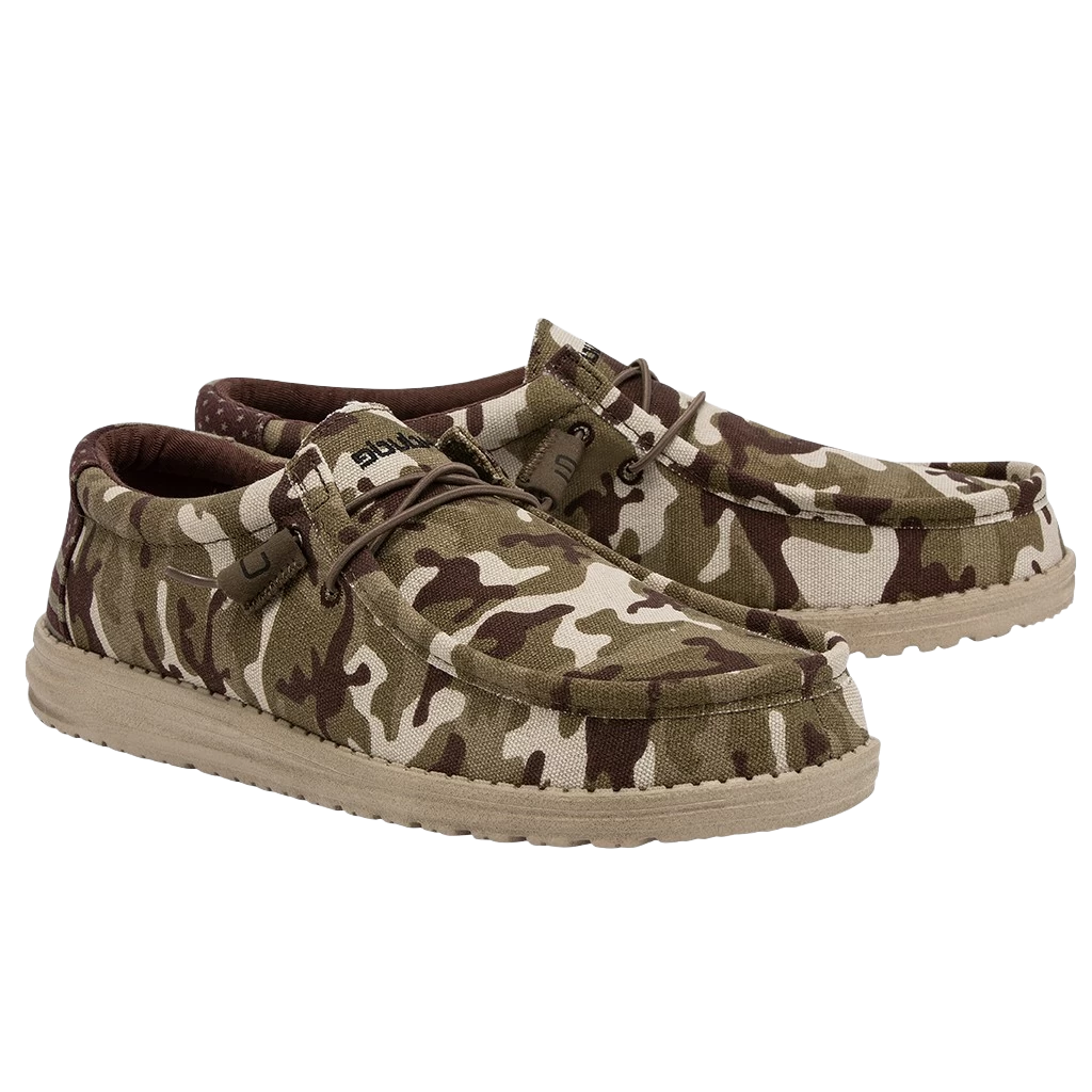 Hey Dude® Wally Men's Camo USA Flag Slip On Shoe 110067037
