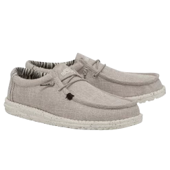 Hey DudeĀ® Men's Wally Eco Linen Beige Slip On Shoes 112470521