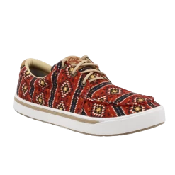 Twisted X® Men's Hooey Loper Red Multi-Color Shoes MHYC028
