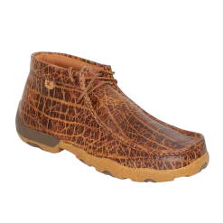 Twisted X® Men's Chukka Driving Golden Elephant Print Moc Shoes MDM0096
