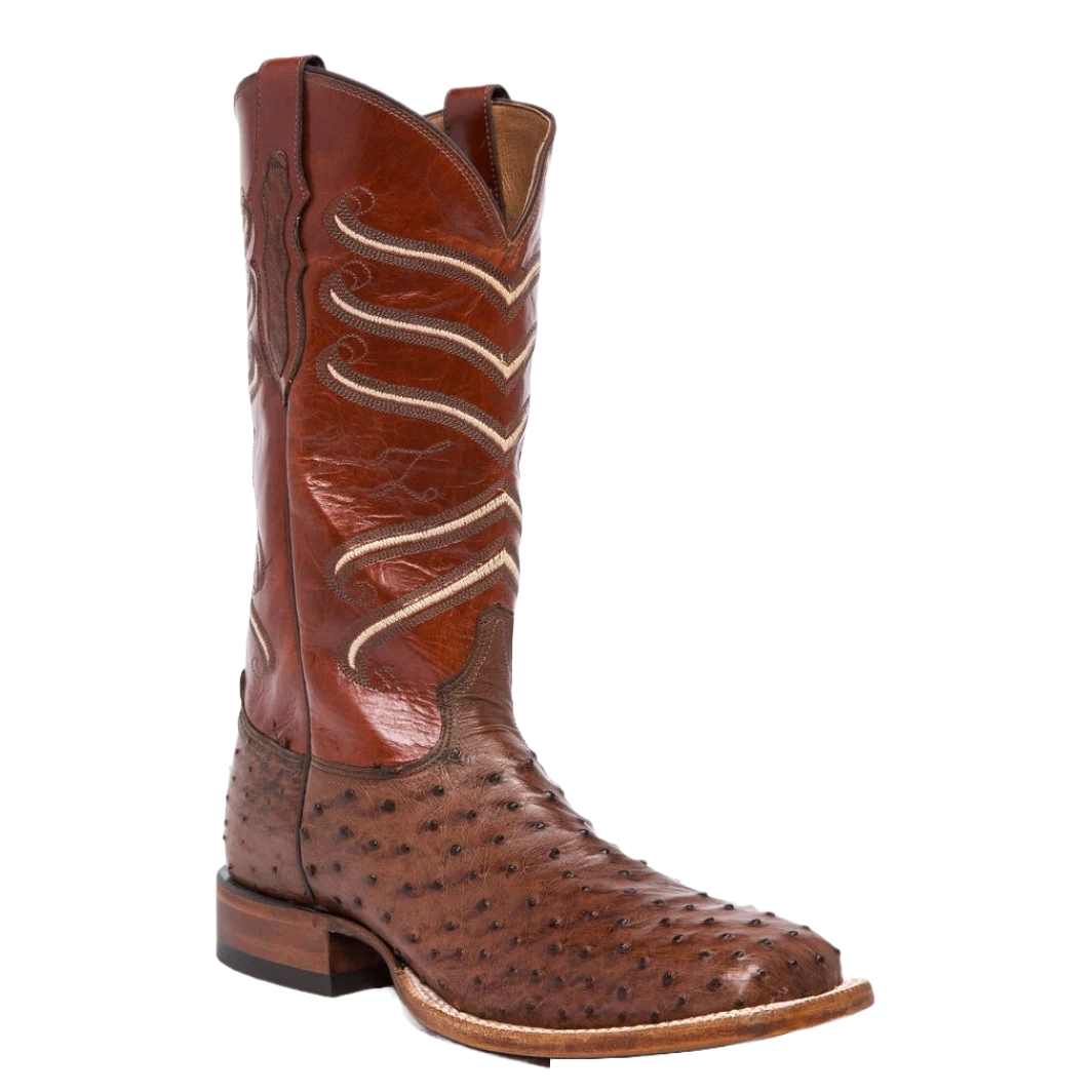 Tony Lama Men's Lemuel Tobacco Full QuillBoots CL821