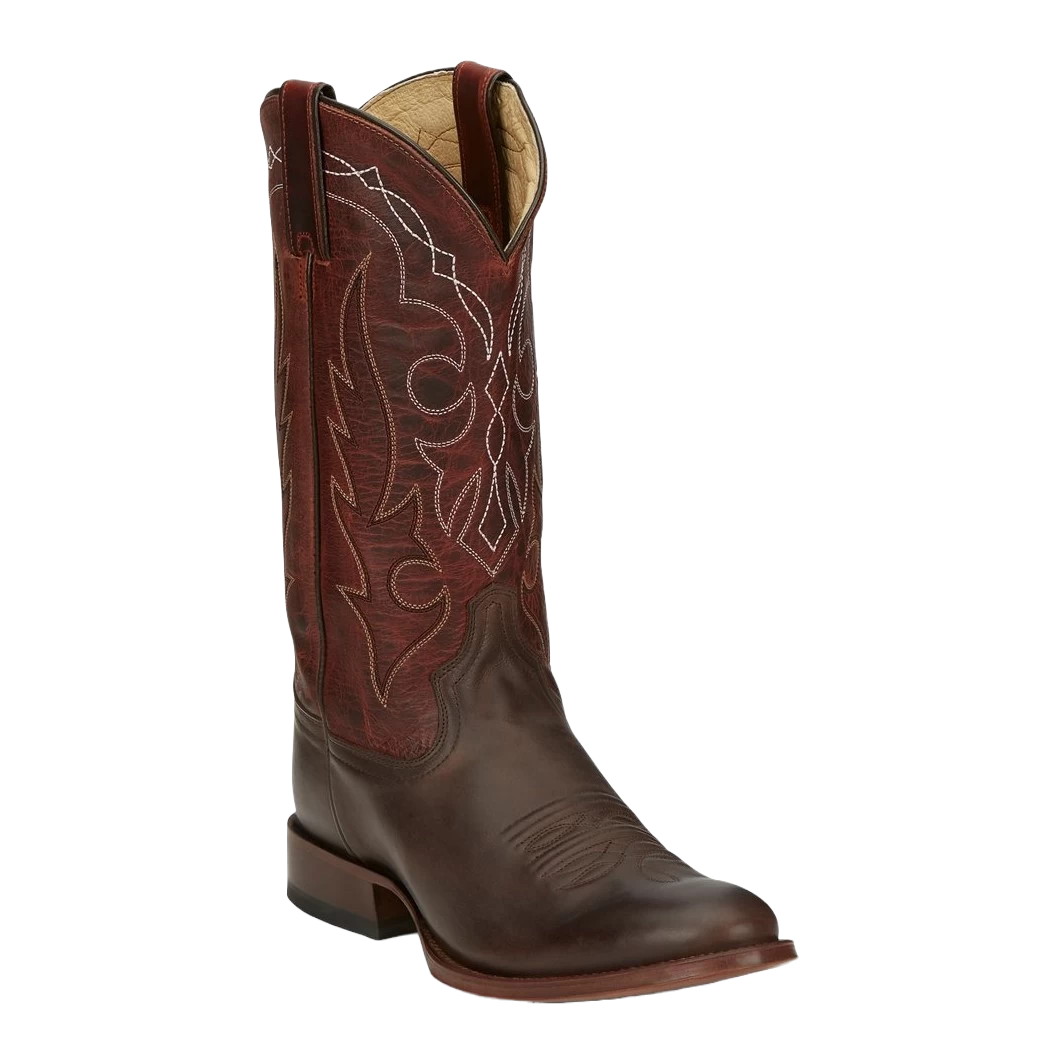 Tony Lama Men's Patron Bomber Brown Round Toe Western Boots TL3009