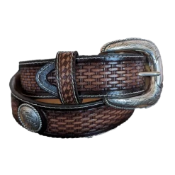 Tony Lama® "Brownfield" Tan Leather Belt C42824