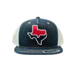 Kimes Ranch® Men's Texas Denim Blue Trucker Cap TEXAS-DEN