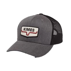 Kimes Ranch® Men's El Segundo Charcoal Heather Trucker Cap SEGUNDO-CH