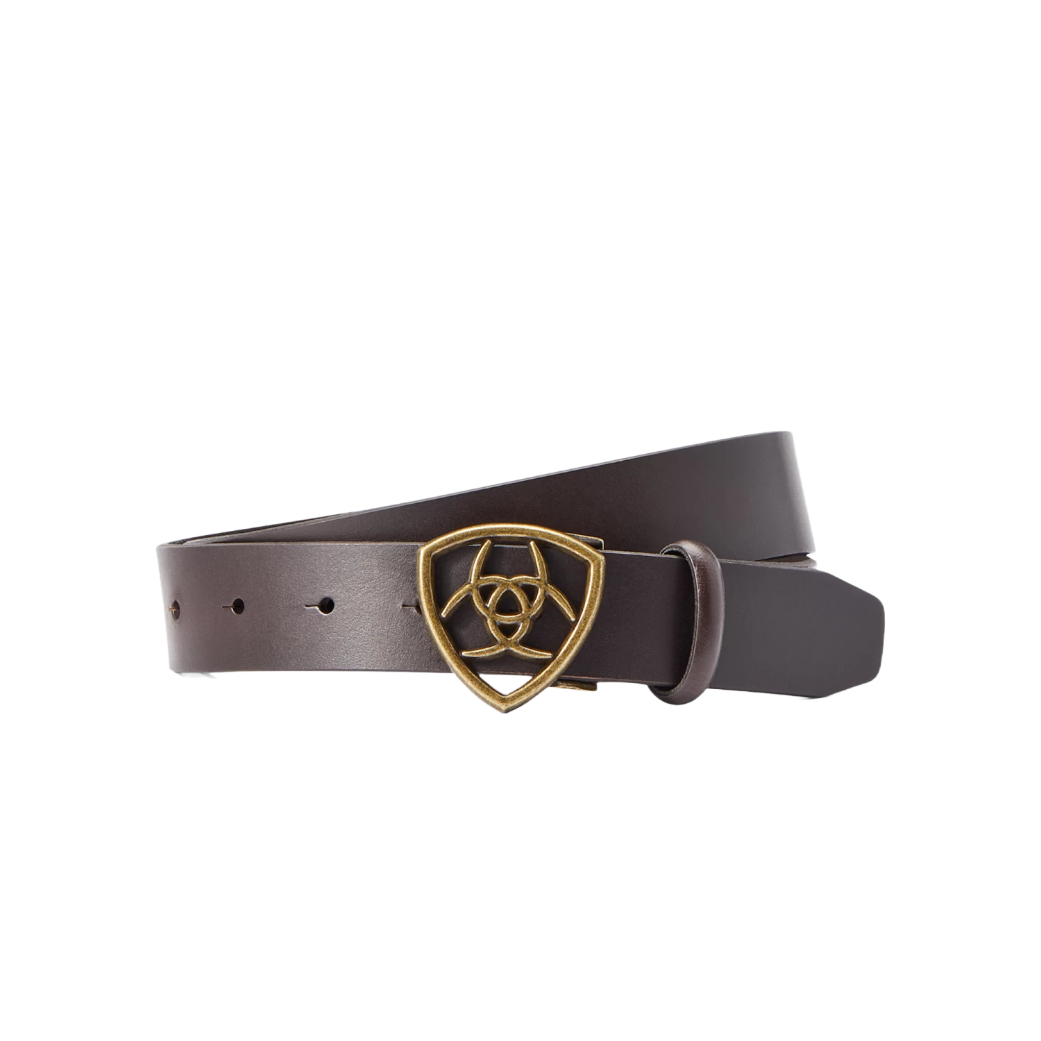 Ariat® 'The Shield' Buckle Cocoa Belt 10043948