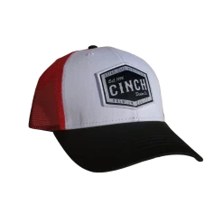 Cinch® Men's Logo Red & White Trucker Cap MCC0511021