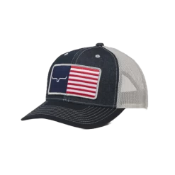 Kimes Ranch Unisex American Trucker Denim Snapback Hat KR221-DEN