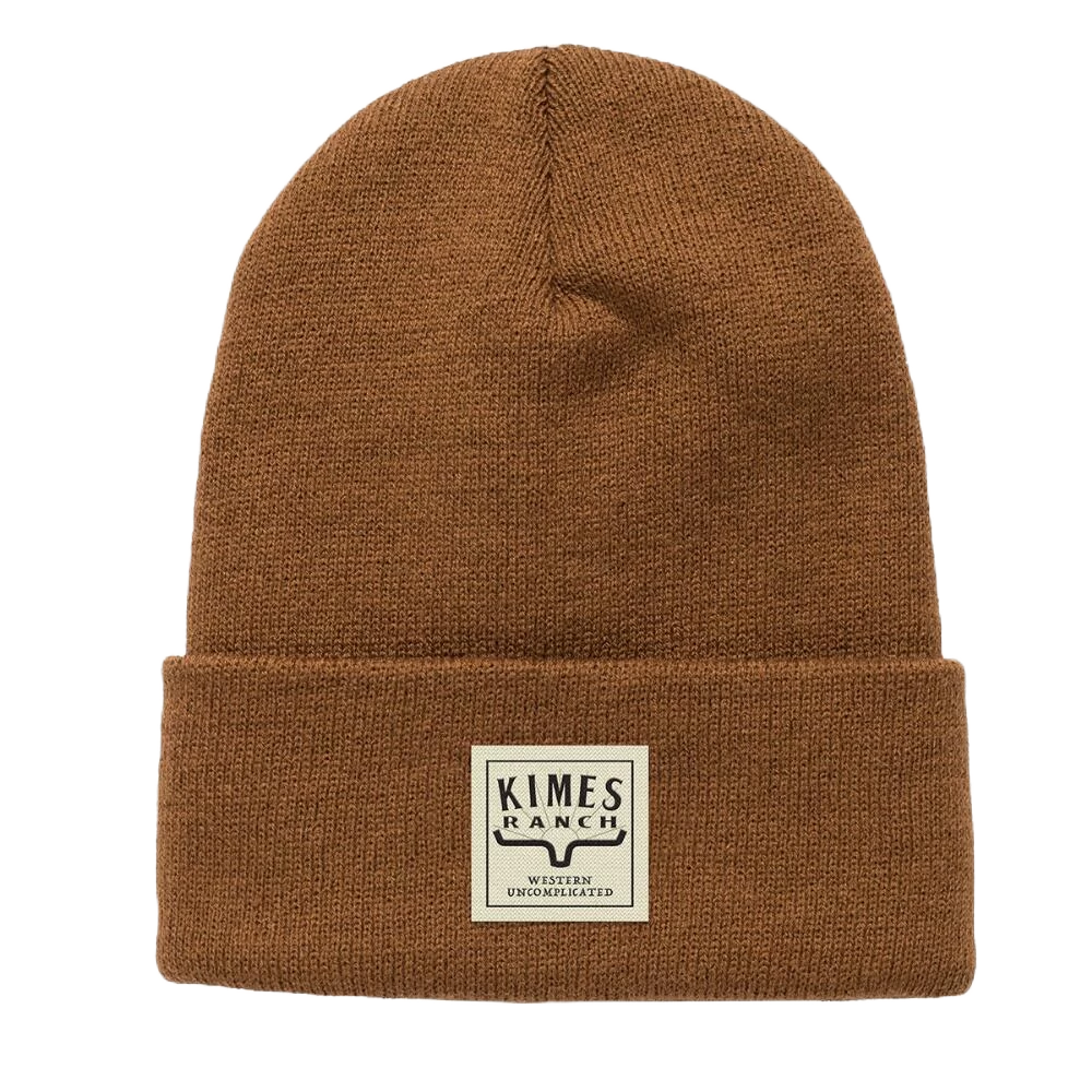 Kimes Ranch Workday Label Brown Beanie WLC-BRN