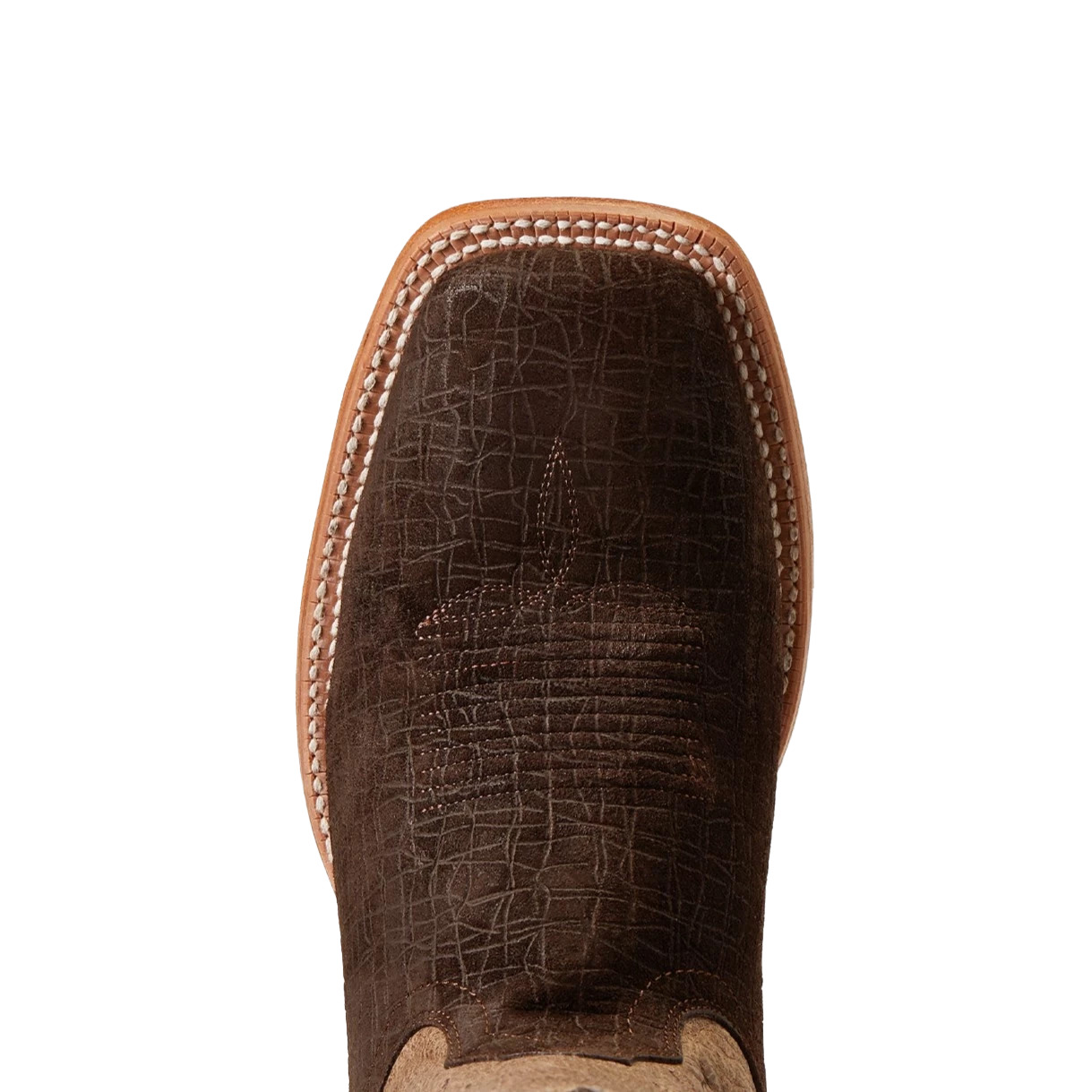 Ariat Men's Circuit Rockridge Dark Coffee & Conch Tan Boots 10040241 - Image 2