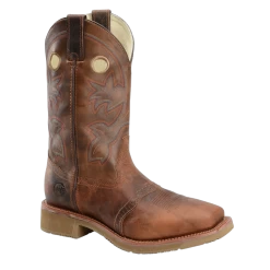 Double H Men's Brown Wide Square Toe ICE™ Roper Boot DH5134