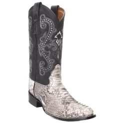 Circle G By Corral Men's Natural Python Embroidery Boots L5685