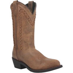 Laredo Men's Bowen Brown Round Toe Boots 68467