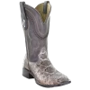 Corral Boots Corral Men's Natural Rattle Snake Square Toe Western Boots A3800