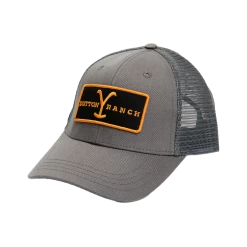 Changes Yellowstone Grey Dutton Ranch Patch Snapback Hat 66-656-139